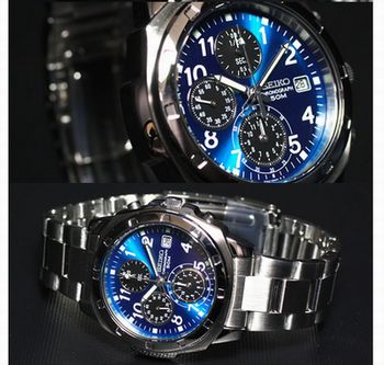 保証書付きのセイコー海外モデル正規品のクロノグラフ腕時計SND193.jpg